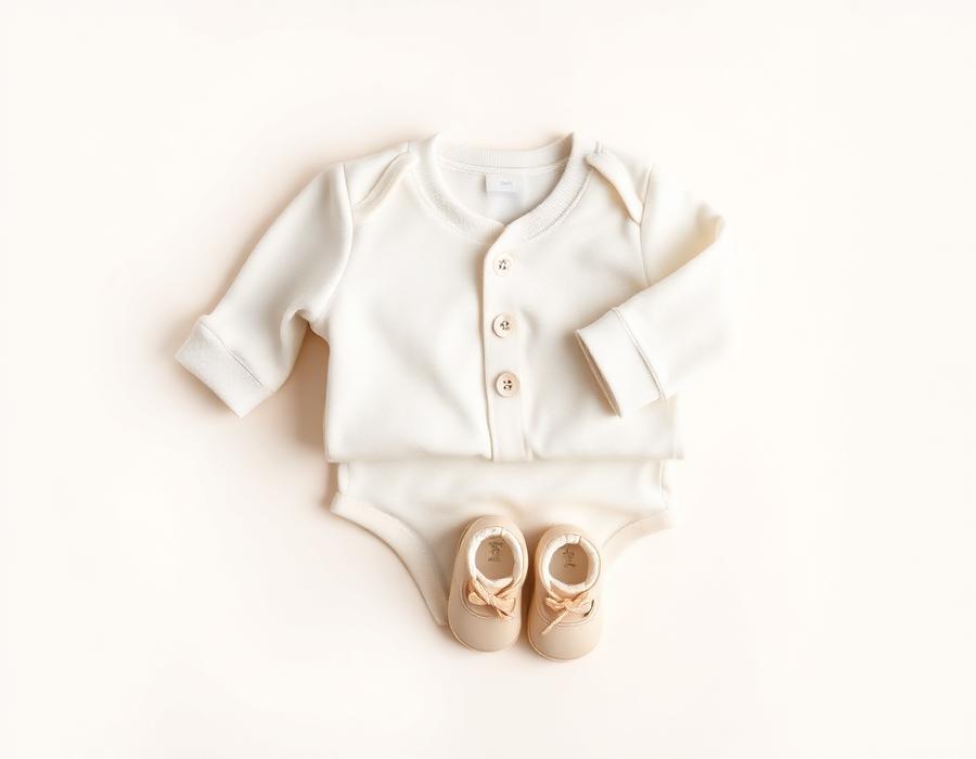 Ensemble bébé 2 pièces + chaussons